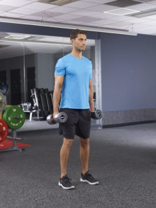 Dumbbell lunge form guide