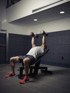 incline dumbbell bench press