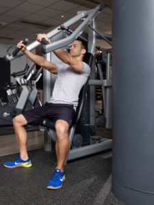 Machine chest press technique