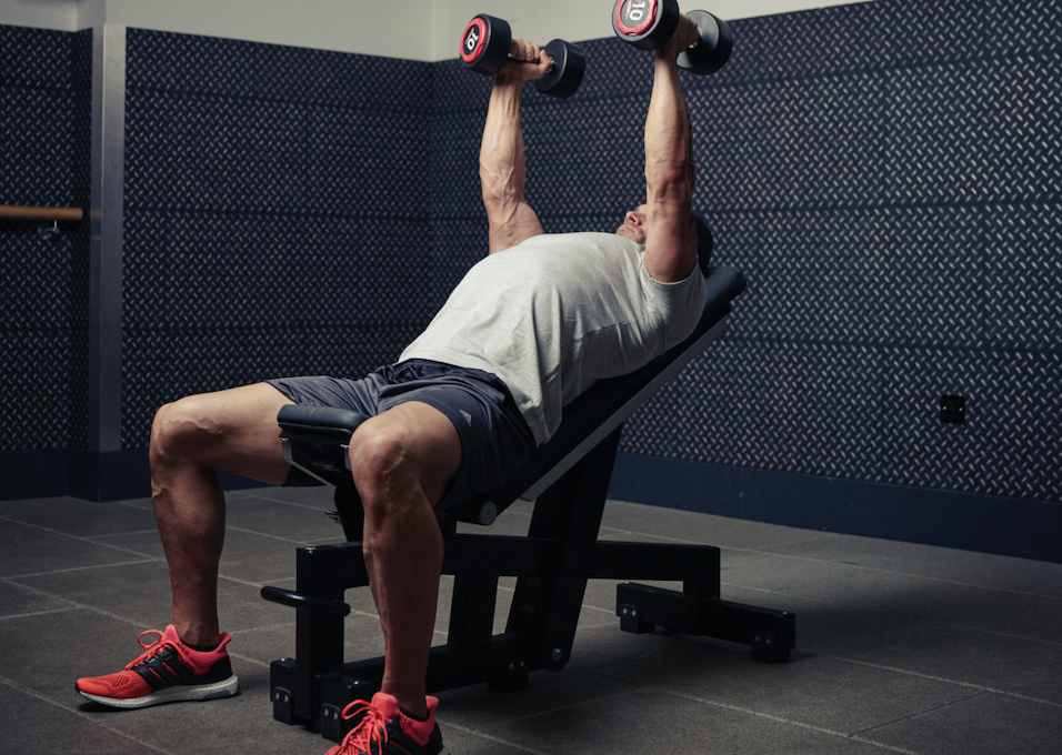 incline dumbbell bench press