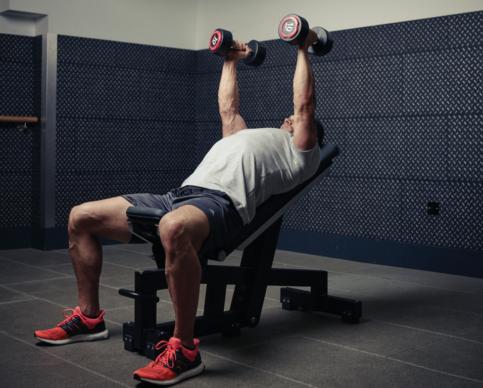 incline dumbbell bench press