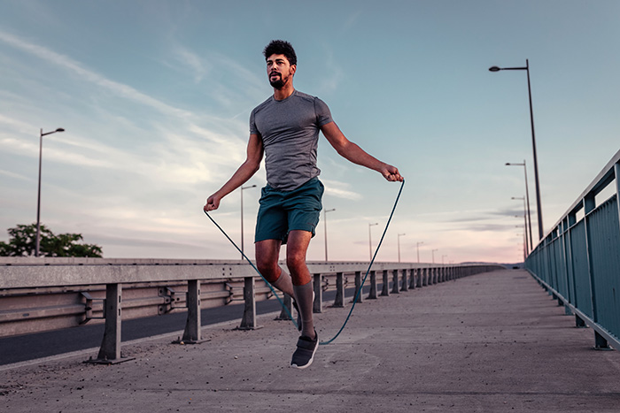 Man skipping sunset most common fat-loss mistakes